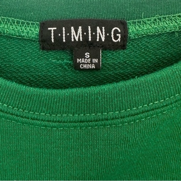 Dutch bros GREEN Cropped Crewneck ‘MAKE TODAY AN ADVENTURE’ MEDIUM EST. 1… - Picture 4 of 6